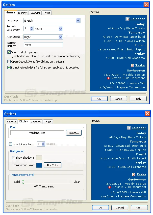 Desktask Capture d'écran 2