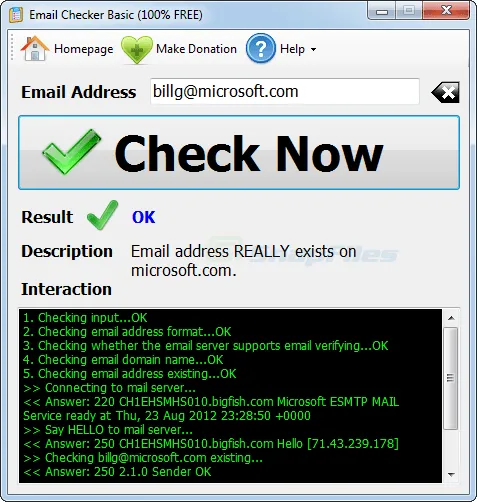 Email Checker Basic Capture d'écran 1