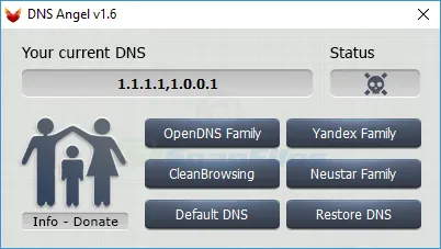 DNS Angel Capture d'écran 1