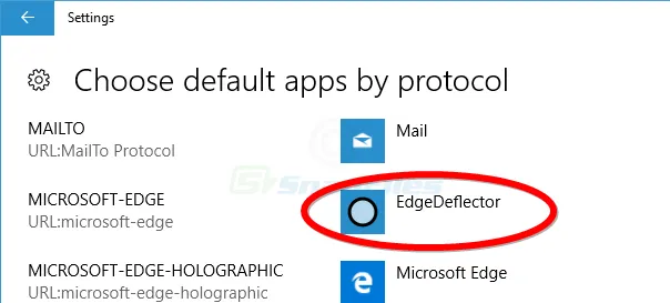 EdgeDeflector Capture d'écran 2