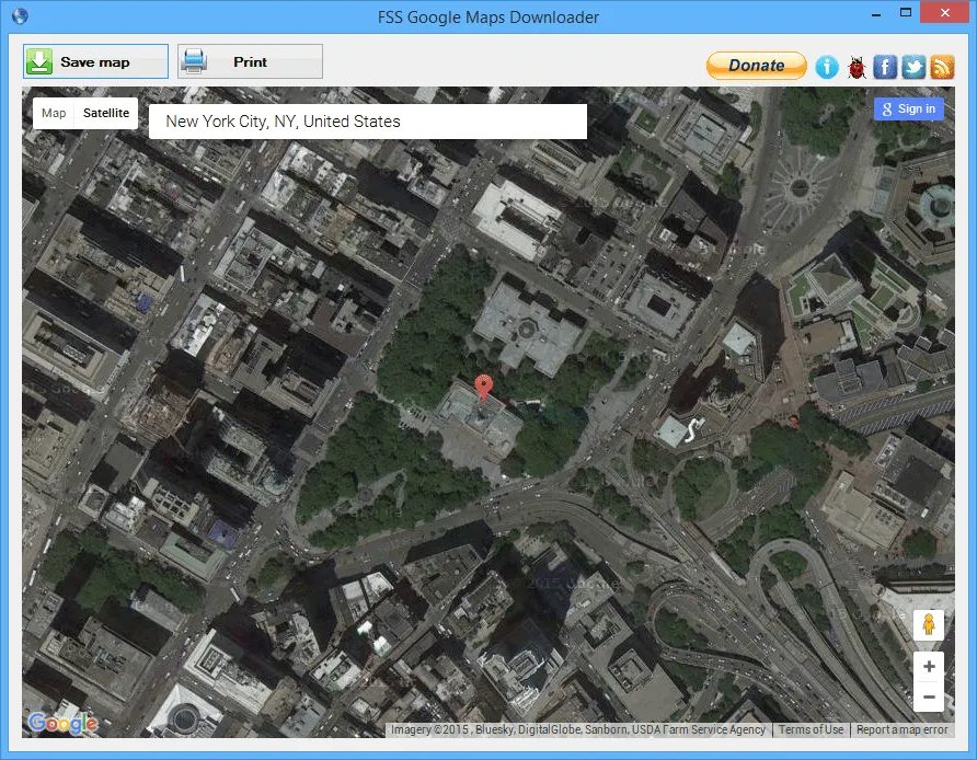 FSS Google Maps Downloader Capture d'écran 2