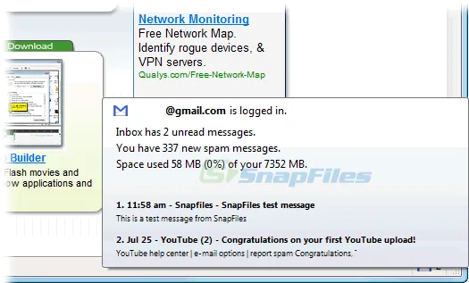 Gmail Manager Capture d'écran 1