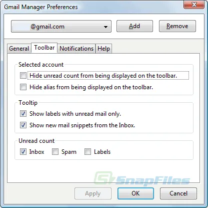 Gmail Manager Capture d'écran 2