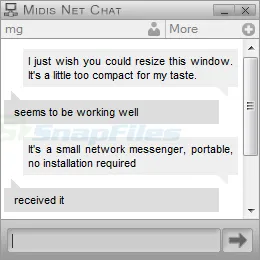 Midis Net Chat Capture d'écran 1