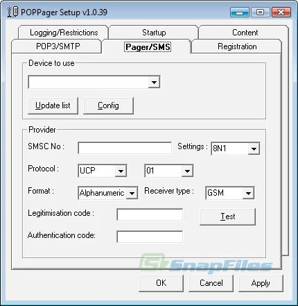 POP Pager Capture d'écran 1