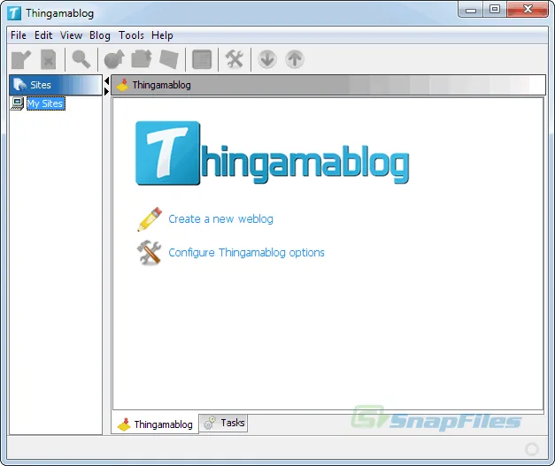 Thingamablog Capture d'écran 1