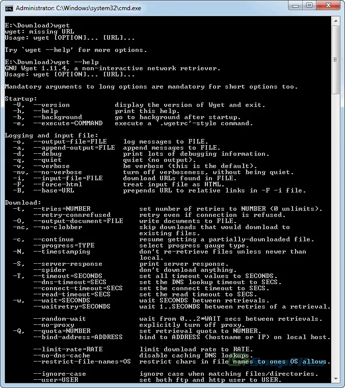 WGET Capture d'écran 2