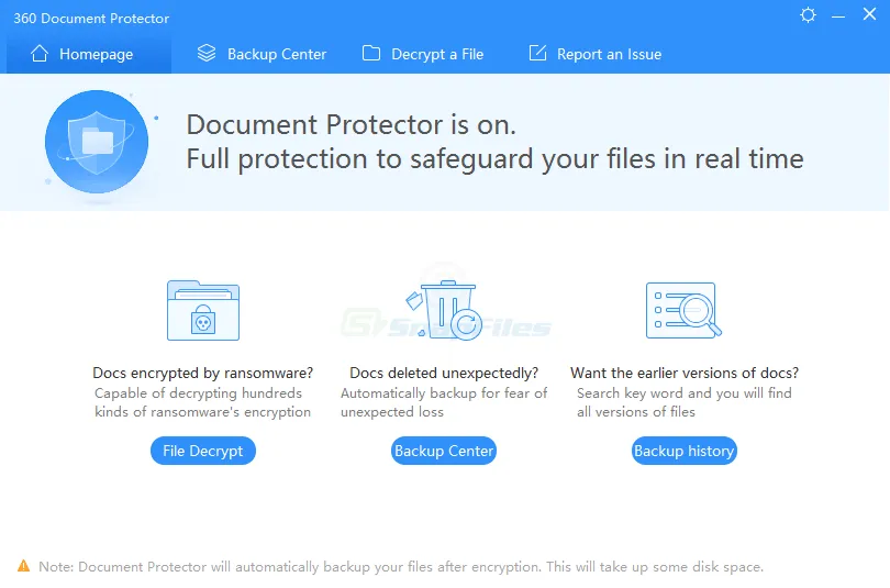 360 Document Protector Capture d'écran 1