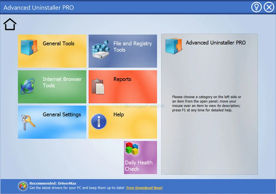 Advanced Uninstaller PRO Capture d'écran 1