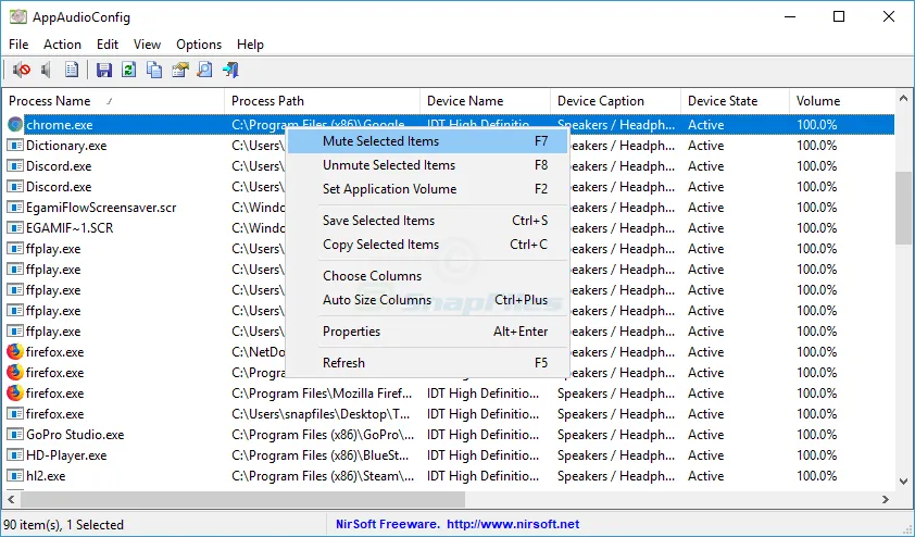 AppAudioConfig Capture d'écran 1