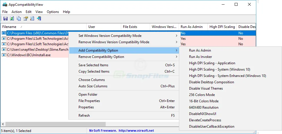 AppCompatibilityView Capture d'écran 2