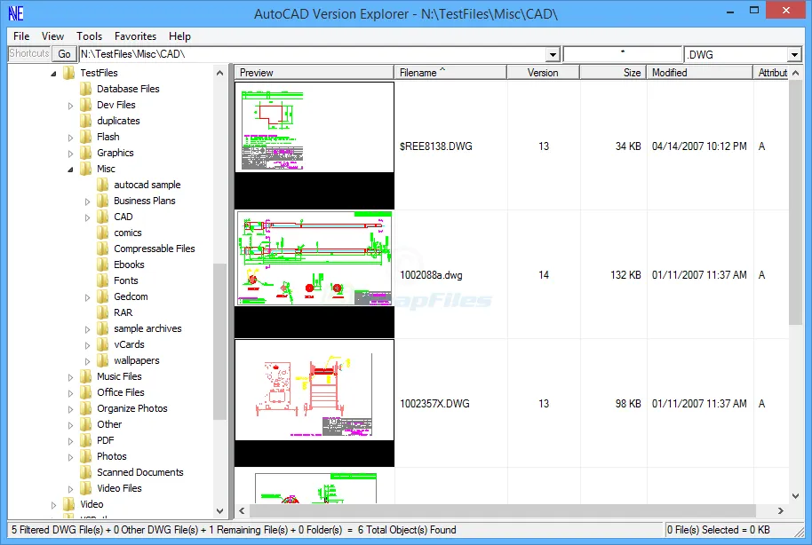 AutoCAD Version Explorer Capture d'écran 1