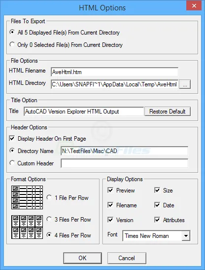 AutoCAD Version Explorer Capture d'écran 2