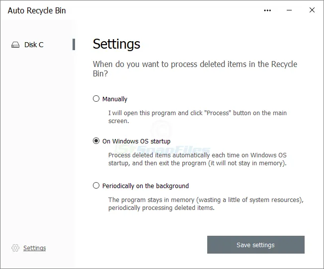 Auto Recycle Bin Capture d'écran 2