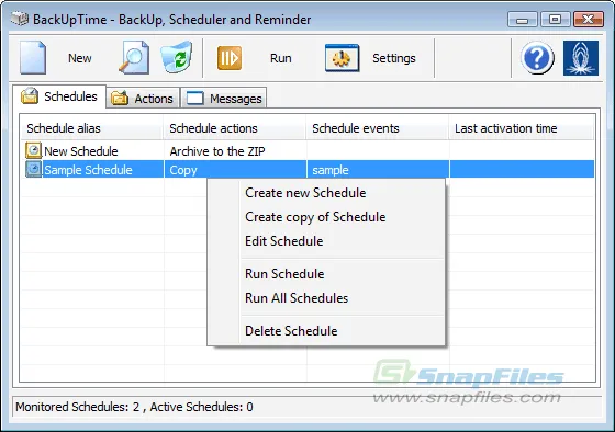 BackUpTime Capture d'écran 2