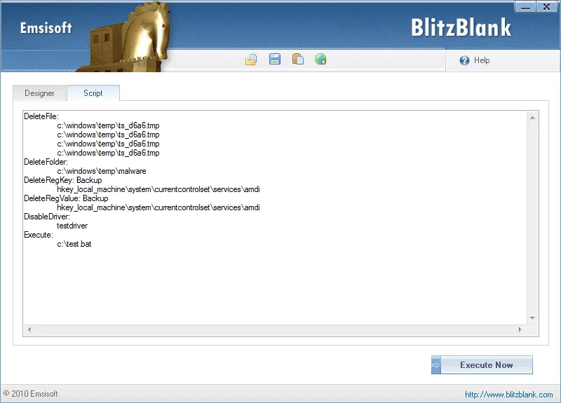 Emsisoft BlitzBlank Capture d'écran 2