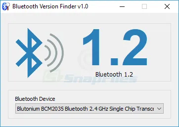 Bluetooth Version Finder Capture d'écran 1