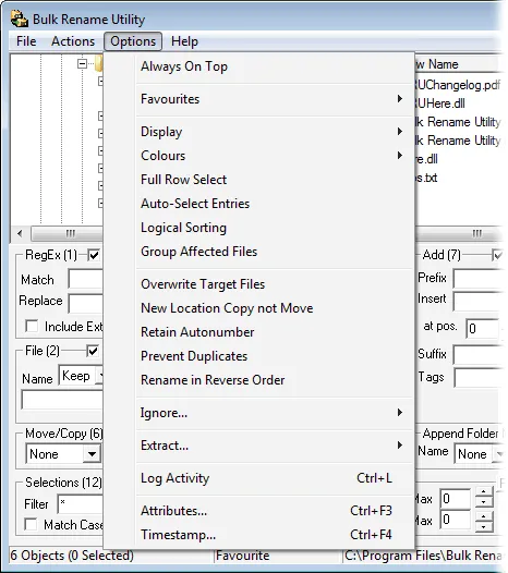 Bulk Rename Utility Capture d'écran 2