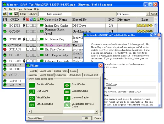 Watcher - A GPX Utility Capture d'écran 1