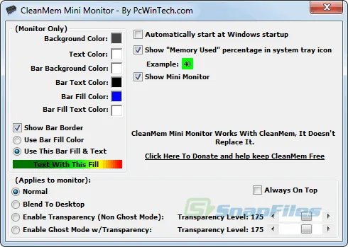 CleanMem Capture d'écran 2