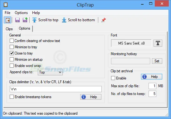 ClipTrap Capture d'écran 2