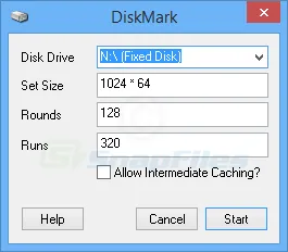 DiskMark Capture d'écran 2