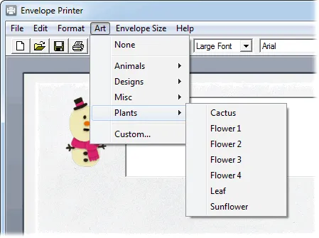 Envelope Printer Lite Capture d'écran 2