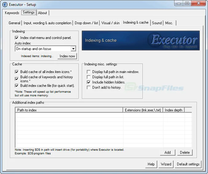 Executor Capture d'écran 2