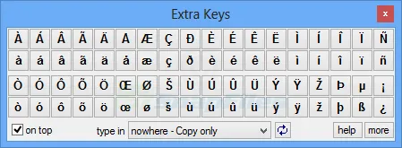 Extra Keys Capture d'écran 1