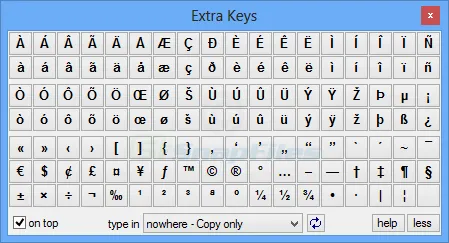 Extra Keys Capture d'écran 2