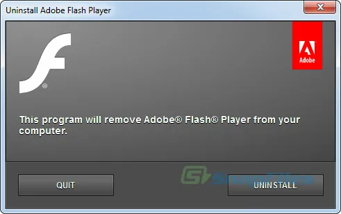 Adobe Flash Player Uninstaller Capture d'écran 1