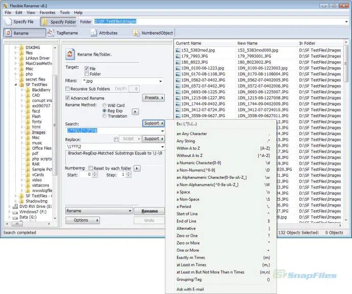 Flexible Renamer Capture d'écran 2