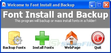 Font Install & Backup Capture d'écran 1