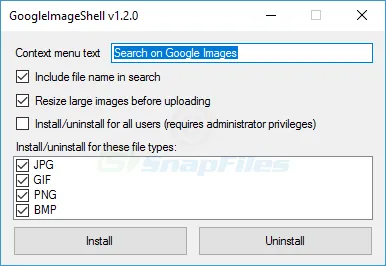 GoogleImageShell Capture d'écran 2