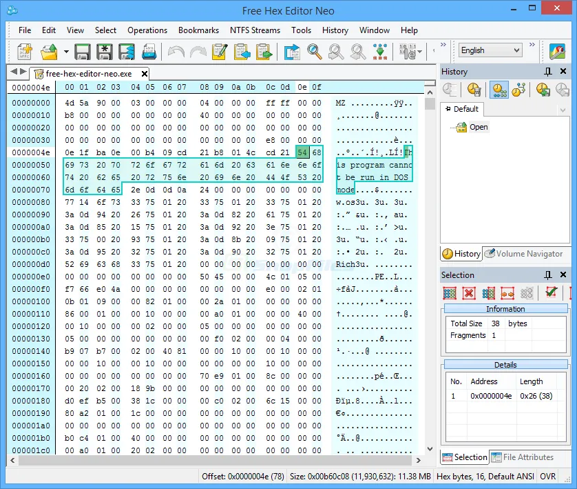 Free Hex Editor Neo Capture d'écran 1