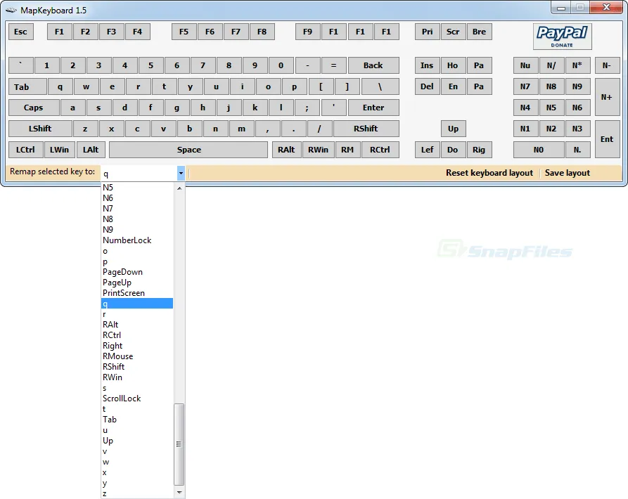 MapKeyboard Capture d'écran 1