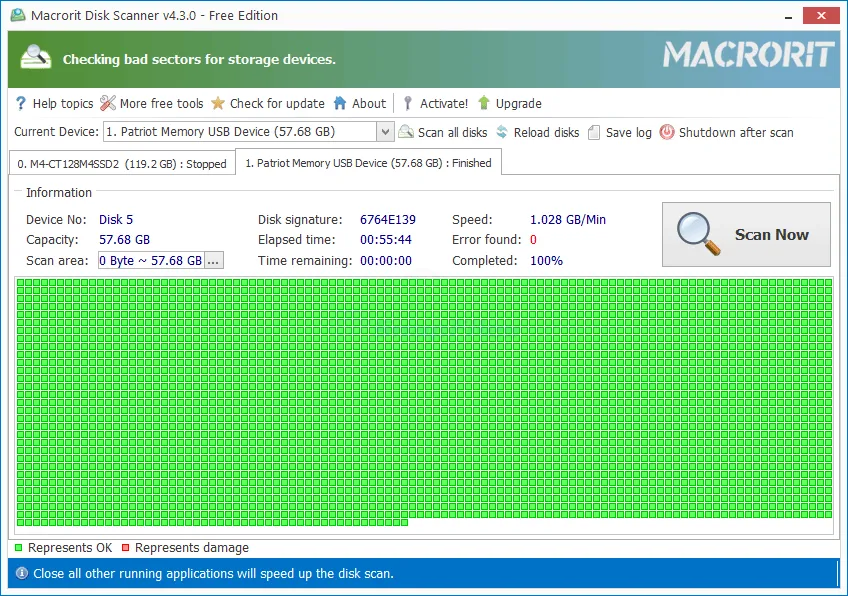 Macrorit Disk Scanner Free Capture d'écran 1