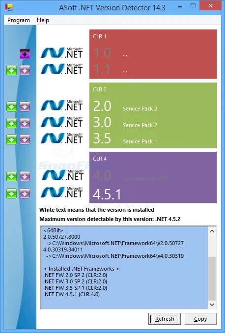 .NET Version Detector Capture d'écran 1