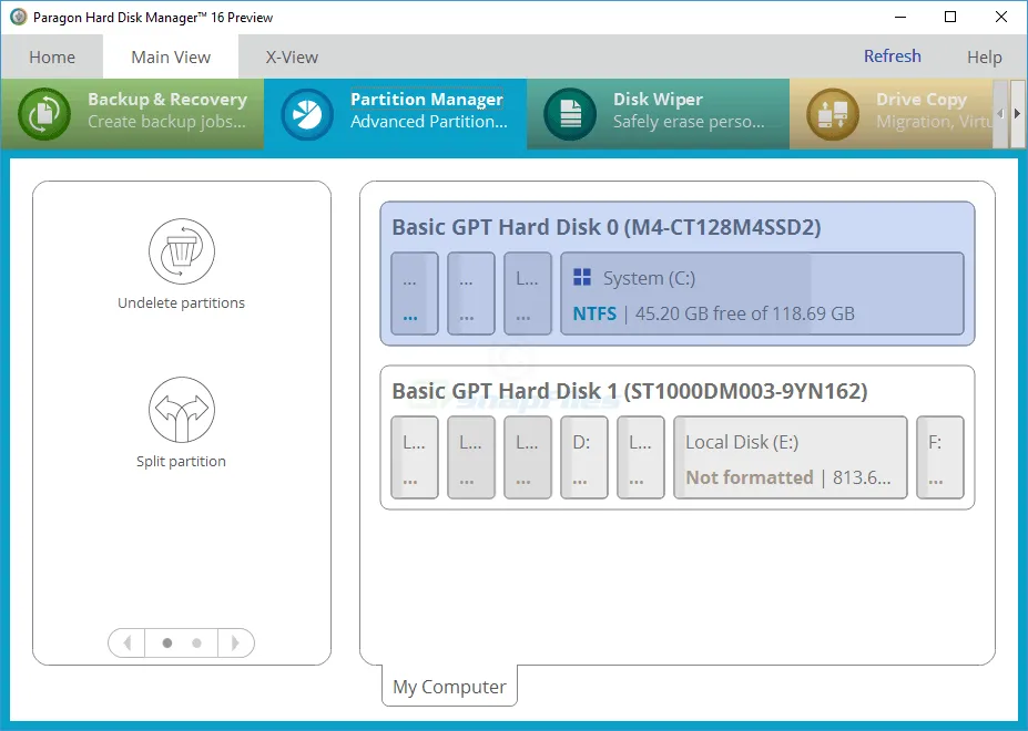 Free Hard Disk Manager (Preview) Capture d'écran 1