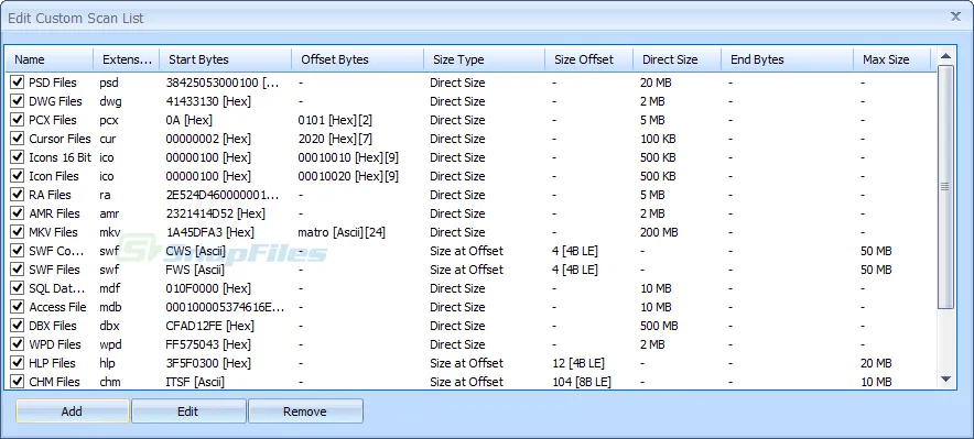 Puran File Recovery Capture d'écran 2