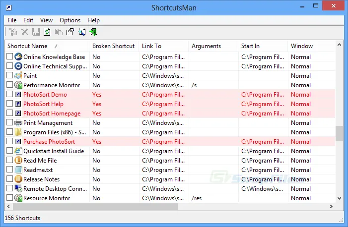 ShortcutsMan Capture d'écran 1