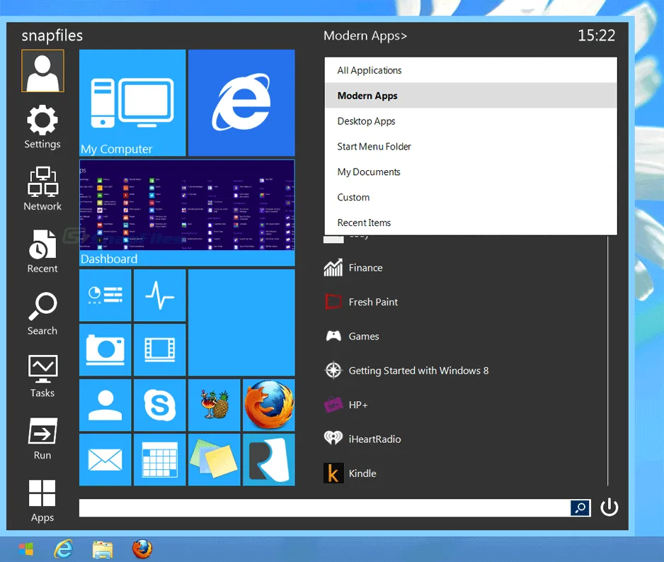 Start Menu Reviver Capture d'écran 2