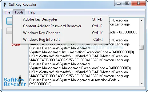 SoftKey Revealer Capture d'écran 2