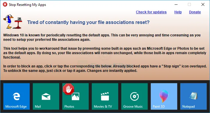 Stop Resetting My Apps Capture d'écran 1