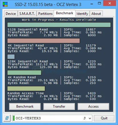 SSD-Z Capture d'écran 2