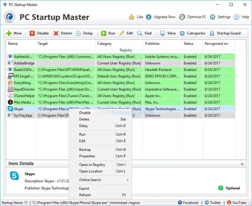 PC Startup Master Capture d'écran 1