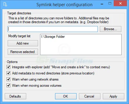 Symlink Helper Capture d'écran 2