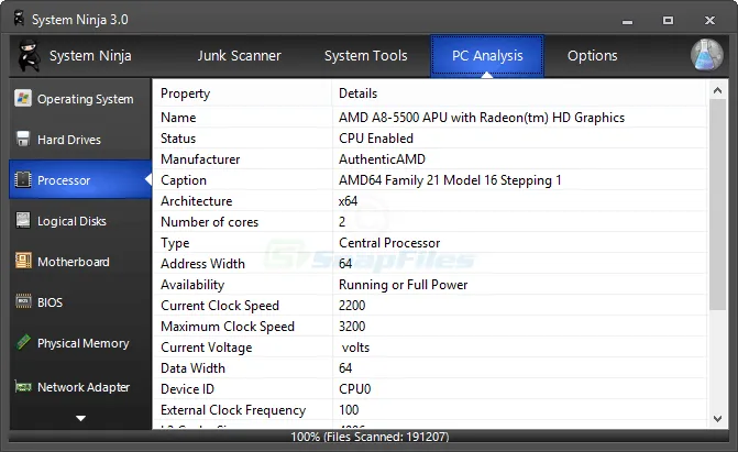 System Ninja Capture d'écran 2