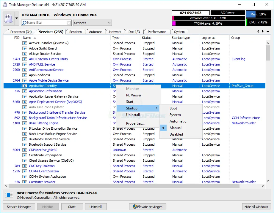 MiTeC Task Manager DeLuxe Capture d'écran 2