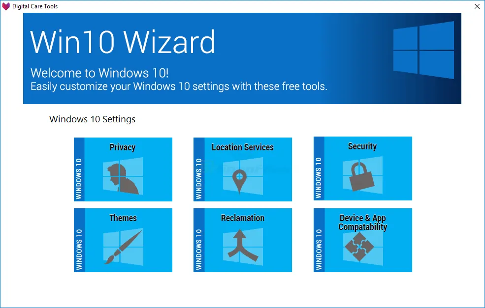 Win10 Wizard Capture d'écran 1